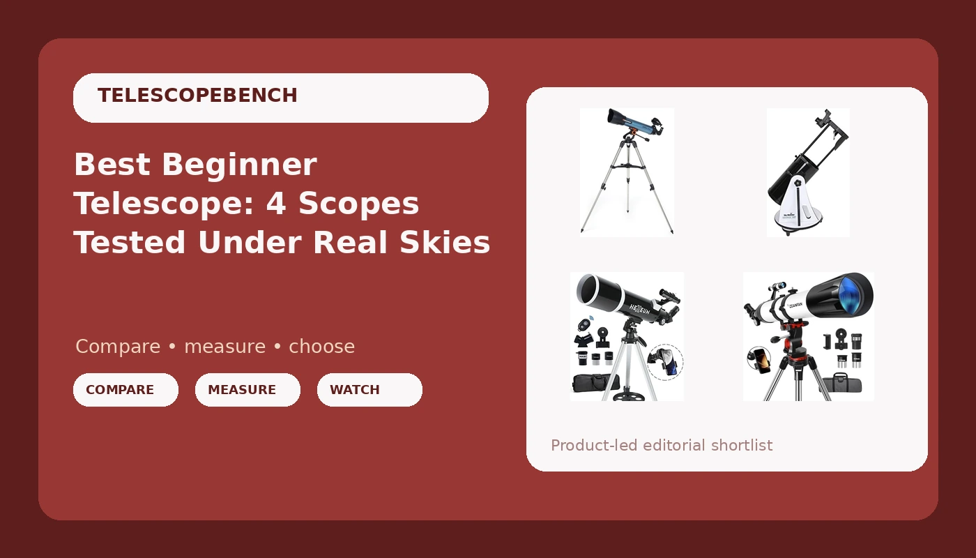Best Beginner Telescope: 4 Scopes Tested Under Real Skies