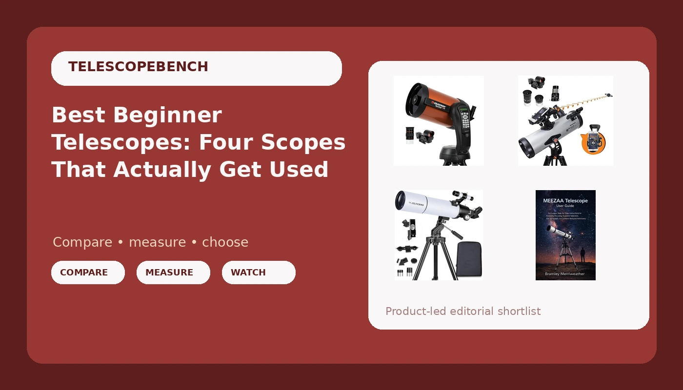 Best Beginner Telescopes: Four Scopes That Actually Get Used