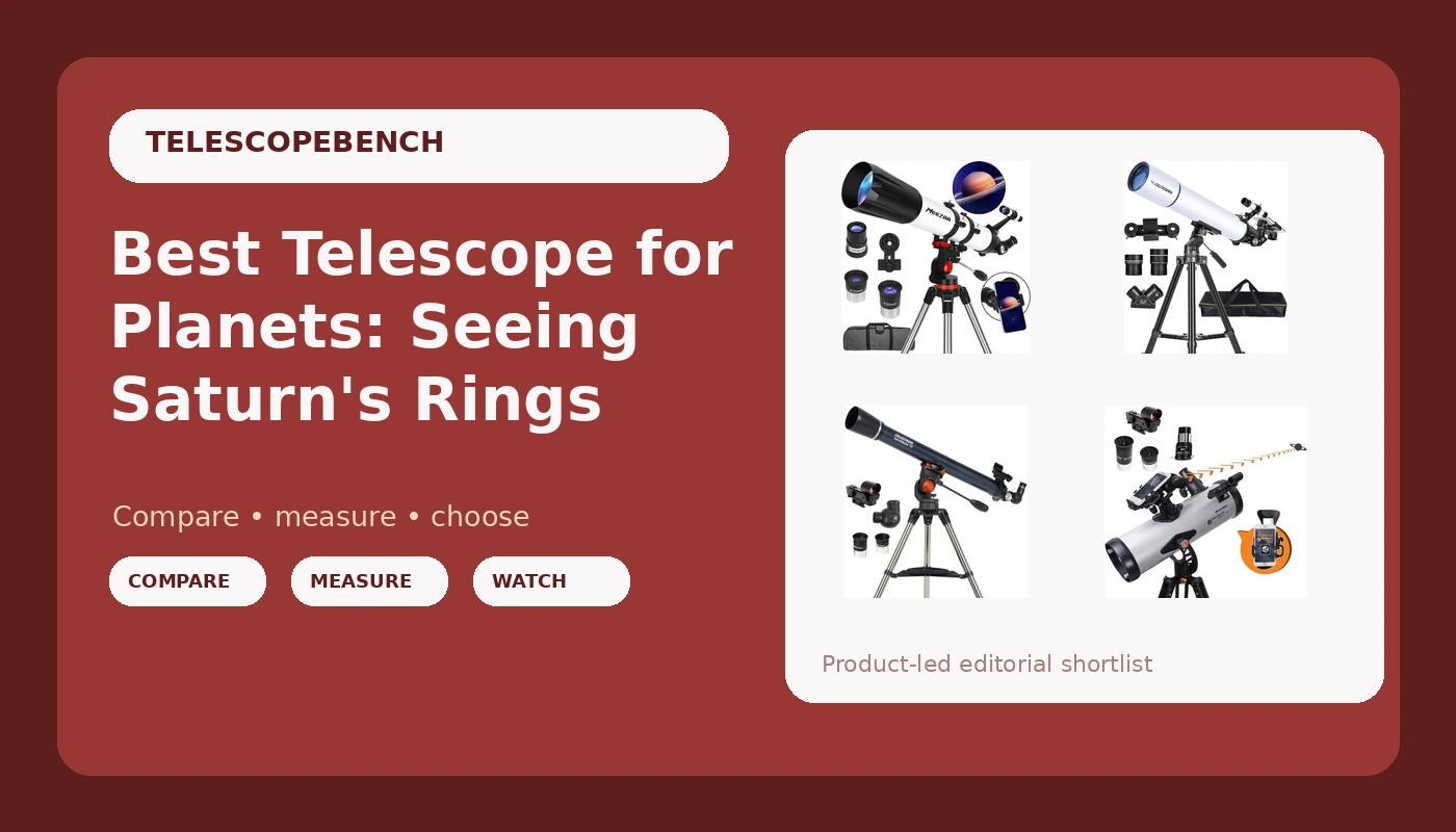 Best Telescope for Planets: Seeing Saturn's Rings - TelescopeBench review with measurements and honest opinion
