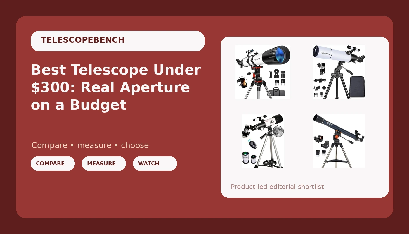 Best Telescope Under $300: Real Aperture on a Budget - TelescopeBench review with measurements and honest opinion